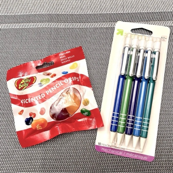 NWT-School Bundle-Pencils-10 Pack+ Pencil Grips-Jelly Belly+Lined Paper (300) - Picture 2 of 5
